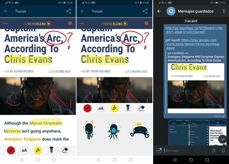 Illustration for article titled Squid, una sólida alternativa a Flipboard que permite personalizar las noticias que compartes